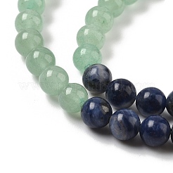 Нити бусин из натуральной красной яшмы G-NH0002-E02-6mm