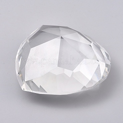 Herzförmiger Briefbeschwerer aus K9-Kristallglas&nbsp;GLAA-WH0015-58