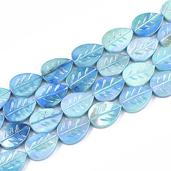 Нити бусин из пресноводных ракушек&nbsp;X-SHEL-S274-61C