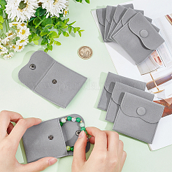 10шт бархатные мешочки для украшений AJEW-NB0005-66A