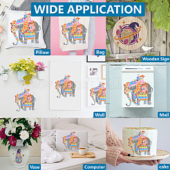 1 комплект трафаретов для рисования домашних животных DIY-MA0004-70B