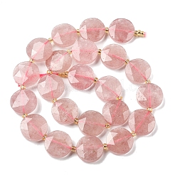 Природного кварца клубники нитей бисера G-C116-A166-03