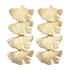 Clous d'oreilles avec pendentif en alliage &nbsp;EJEW-B136-02KCG-01