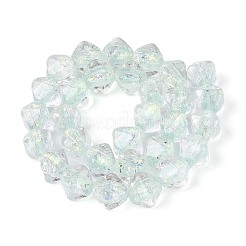 Ручной стеклянные фольга бисер пряди&nbsp;FOIL-N033-01D