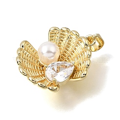 Pendenti in ottone con zirconi chiari&nbsp;KK-A303-44G