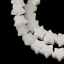 Chapelets de perles de jade blanche naturelle&nbsp;G-G085-B28-02