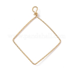 Медные подвески безель с открытой спиной PALLOY-JF01151-05