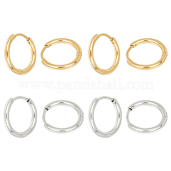 Серьги-кольца унисекс из нержавеющей стали 304 STAS-UN0002-57