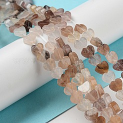 Натуральные фиолетовые клубничные кварцевые бусины G-L420-25-6mm-02