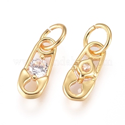 Латунь подвески&nbsp;ZIRC-L070-72G