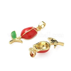 Латунь эмаль подвески&nbsp;KK-I371-33G-02