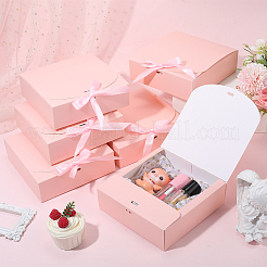 Складные бумажные подарочные коробки с лентой&nbsp;CON-WH20001-11B-03