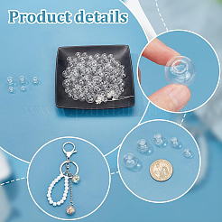 180 шт. 6 стильных круглых механизированных стеклянных шарообразных бутылок GLAA-NB0001-58