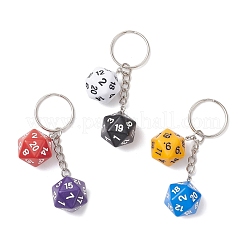 3 шт. непрозрачные акриловые брелки KEYC-JKC01335