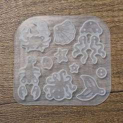 Силиконовые Молды для изготовления подвесок своими руками на тему морских животных&nbsp;SIMO-G011-05A