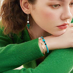 30шт 15 стиля натуральных и синтетических бусин из смешанных драгоценных камней G-TA0002-13