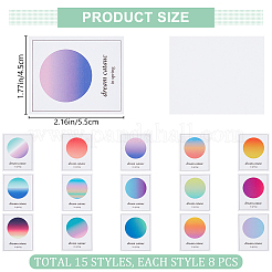 Многоцветная бумажная сургучная печать&nbsp;AJEW-WH0415-36B-01