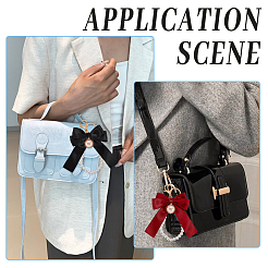 2шт брелок из полиэстера 2 цветов&nbsp;KEYC-BBC0001-04B