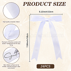 24 Stück Polyester-Schleife.&nbsp;AJEW-CP0010-36