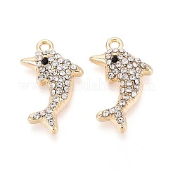 Подвески из сплава со стразами&nbsp;PALLOY-T091-23M-G