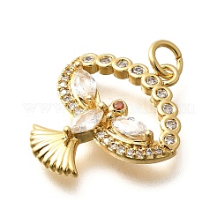 Латунные микро проложить кубического циркония подвески&nbsp;KK-B128-12G-02