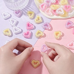 50 шт. Прозрачные акриловые бусины&nbsp;OACR-CJ0001-48