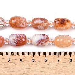 Природные пожары треск агат бисер нитей&nbsp;G-K393-G01-10x14