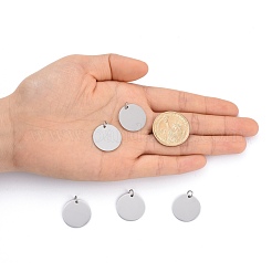 Pendentifs en acier inoxydable 201 résistant au ternissement&nbsp;STAS-S105-T637-1-20