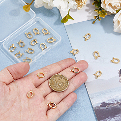 20 шт. латунные раскладывающиеся застежки KK-HS0001-36