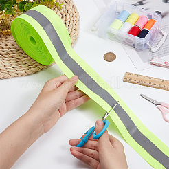 25м плоские светоотражающие полиэстеровые ленты&nbsp;OCOR-BC0006-17B