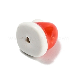 Рождественские фарфоровые бусины ручной работы PORC-L081-01D