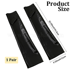 Длинные перчатки без пальцев из полиэстера&nbsp;AJEW-WH20018-117B