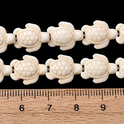 Synthetische türkisfarbene Perlenstränge&nbsp;G-B184-D01-02