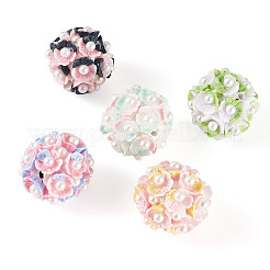 Perline di argilla con strass fatte a mano&nbsp;CLAY-TAC0015-02B