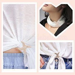 4 шт. 2-цветные пряжки-банты со стразами из сплава с угловыми узлами FIND-GF0005-32