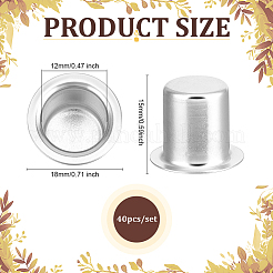 40шт алюминиевый стаканчик для свечей FIND-PH0024-90A