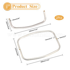 Griffe aus Rohrtaschen aus Aluminiumlegierung&nbsp;FIND-WH0191-32B