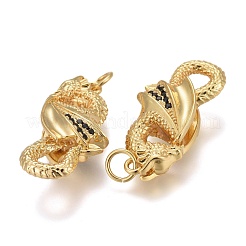 Латунные микропаве из черного кубического циркония&nbsp;KK-F821-39