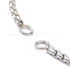 ステンレス鋼スライダーブレスレット製造  ミックスカラー  9-7/8インチ（25cm）  穴：2.8mm&nbsp;STAS-XCP0001-39