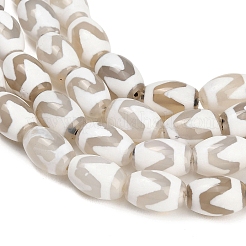 Chapelets de perles de style tibétain&nbsp;GG-CBA4812-C06-8X12MM