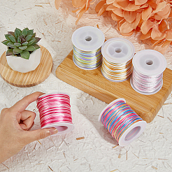 5 рулон двухцветного сегментного окрашенного нейлонового шнура NWIR-FH0001-04B