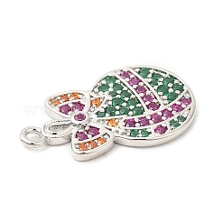 Подвески из кубического циркония с покрытием из латуни&nbsp;KK-R150-04P