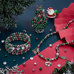 800шт. 4-х цветные пластиковые бусины&nbsp;CCB-PH0001-26