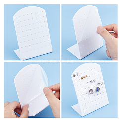 8 шт. 4 стильных акриловых подставки для сережек EDIS-FG0001-51