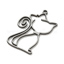 Pendenti cavi in acciaio inox 201&nbsp;STAS-B136-05C-P