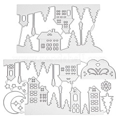 Углеродистая сталь разрезает трафареты DIY-WH0170-353