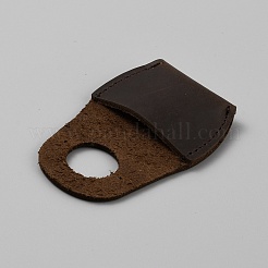 Защита большого пальца из воловьей кожи для резьбы по дереву&nbsp;AJEW-WH0471-124B