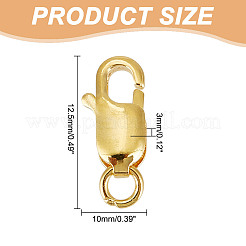 8 шт. 925 серебряные застежки-когти-омары STER-GO0001-01