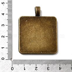 Старинные тибетском стиле сеттинги сплава подвеска кабошон TIBEP-M018-98AB-NF