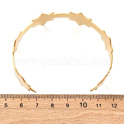 Браслеты-манжеты из нержавеющей стали 304 для женщин&nbsp;BJEW-Q045-02B-G